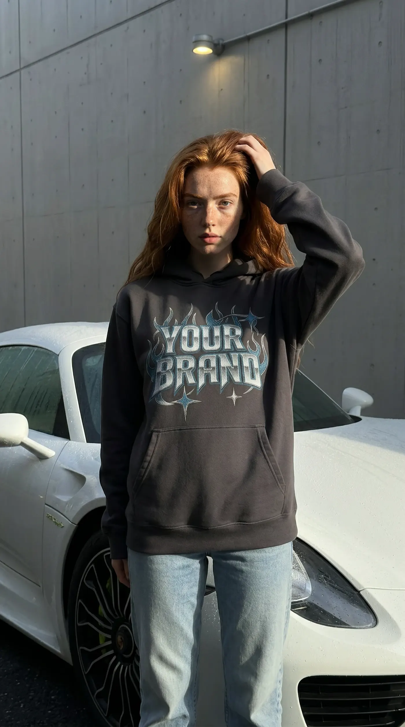 Virtual brand ambassador for e-commerce — AI-generated lookbook image