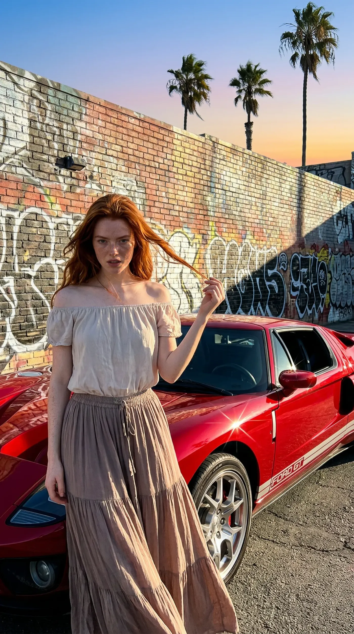 Natural AI portrait photography — refined post-processing, dermal realism