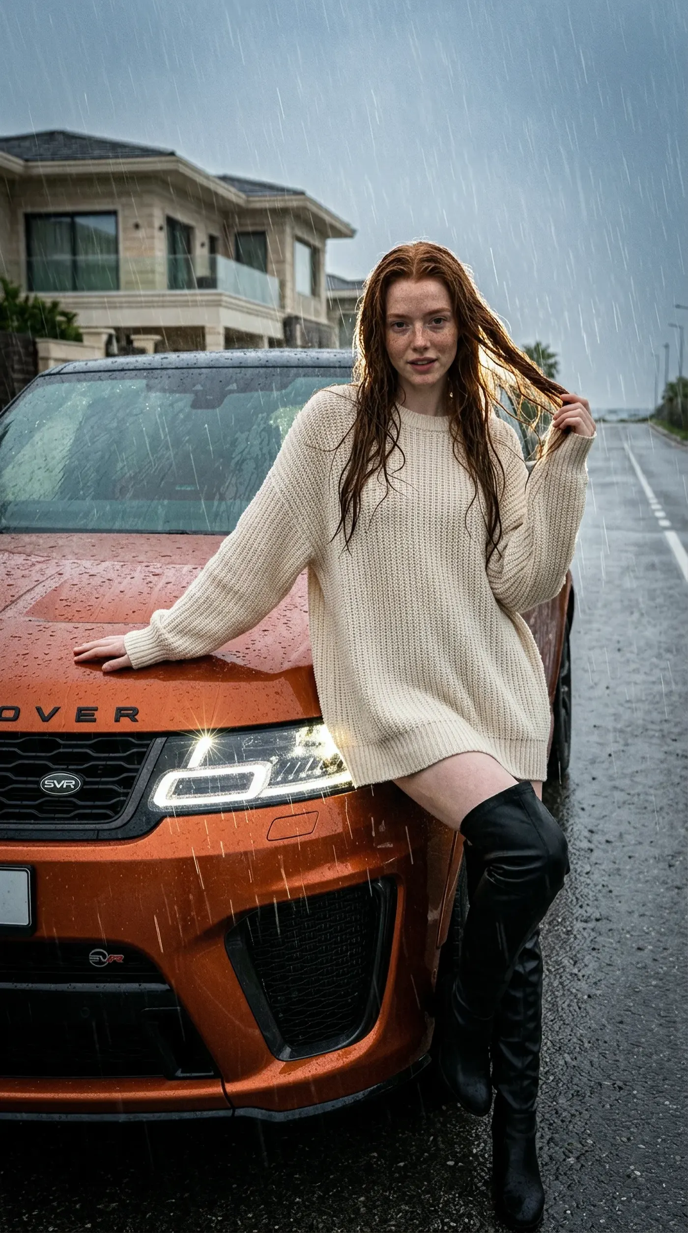 AI digital model in editorial mood — versatile photography