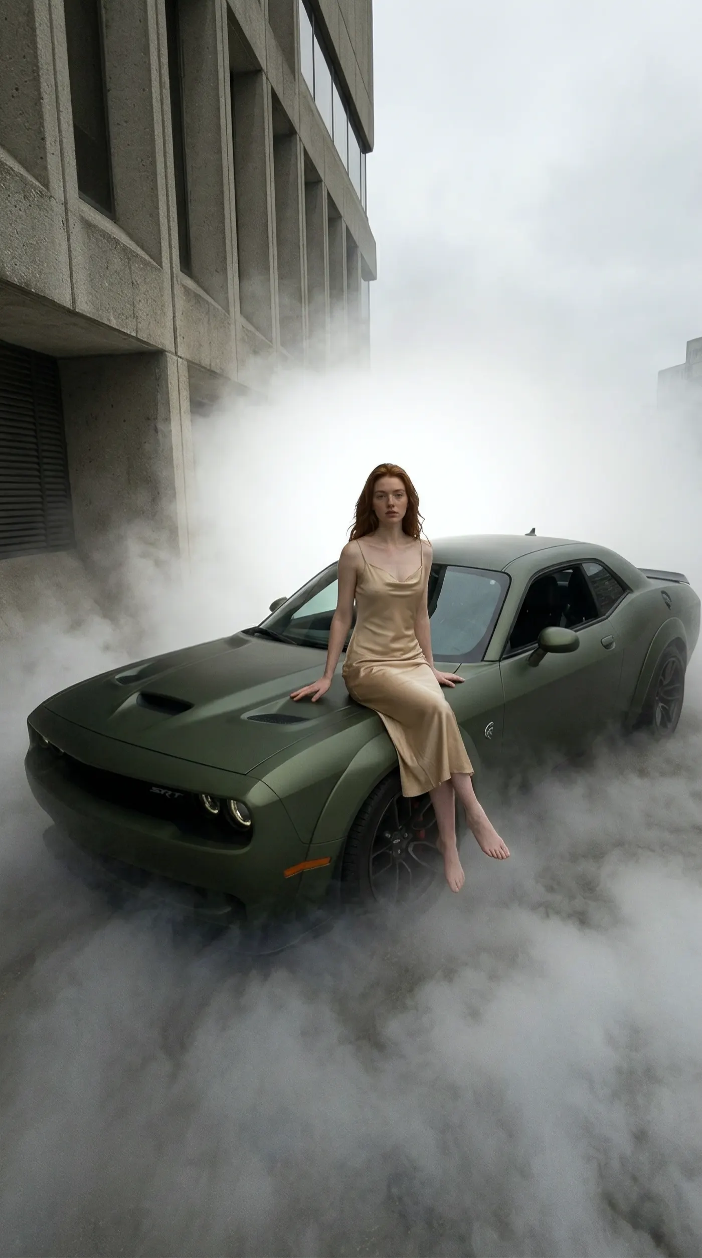 Generative AI model in candid scene — multi-scenario content